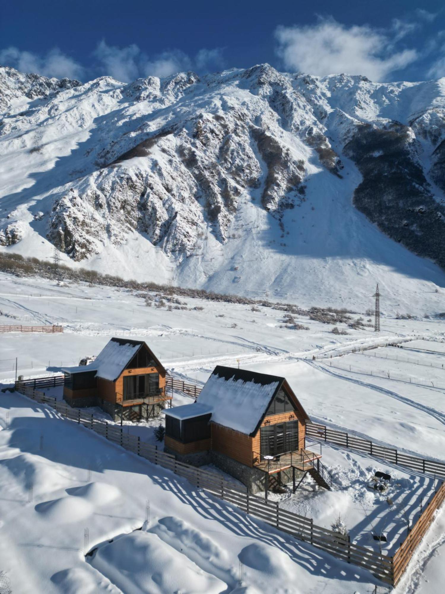 Traveler'S Cottages In Kazbegi Екстериор снимка