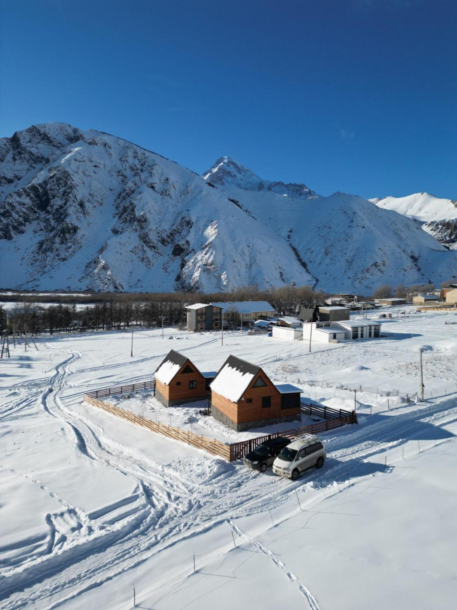 Traveler'S Cottages In Kazbegi Екстериор снимка